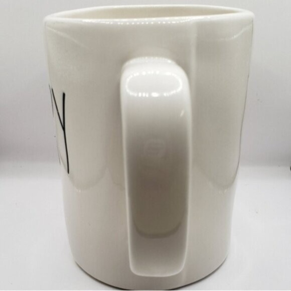 Rae Dunn HAPPY Mug Classic Contemporary Tea Coffee